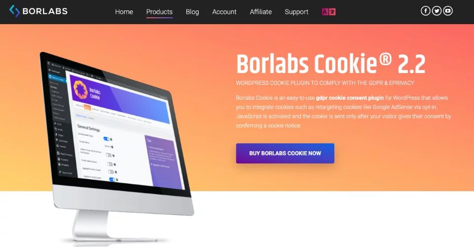 Website Screenshot Borlabs